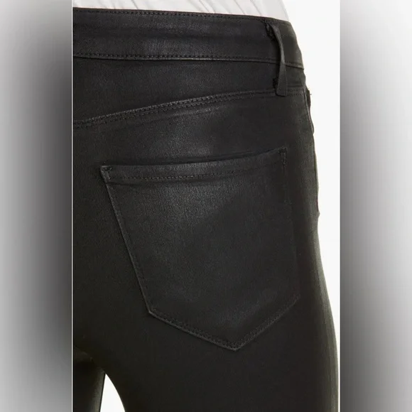 L'AGENCE Coated High Waist Skinny Jeans Size 30